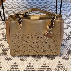 MK Michael Kors Savannah Leather Handbag